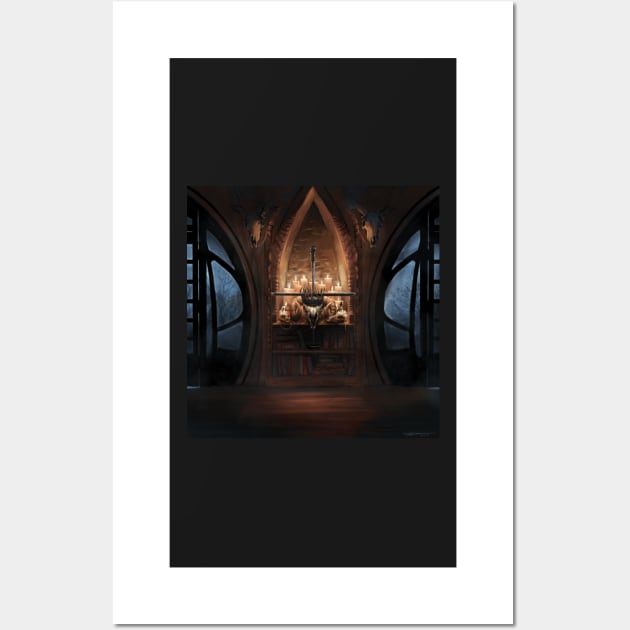 Mansion of Madness Sword Shrine Wall Art by ethanharrisart